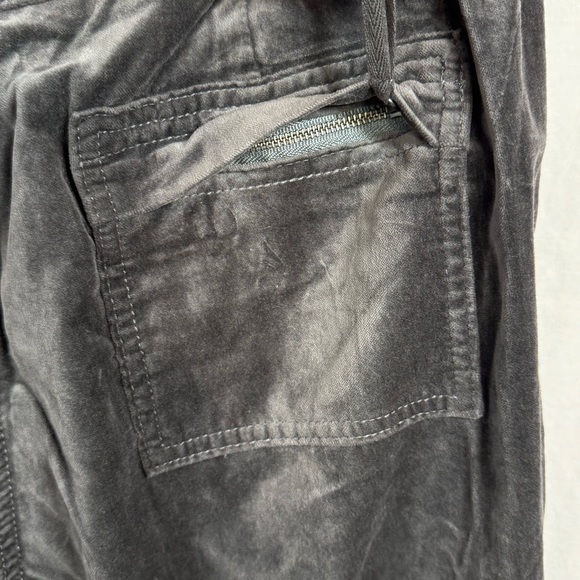 Sundance Nightfall Velvet Cargo Pants, Sz 14, Charcoal, NWOT w/ imperfections - Picture 8 of 16